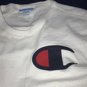 White Champion long sleeve